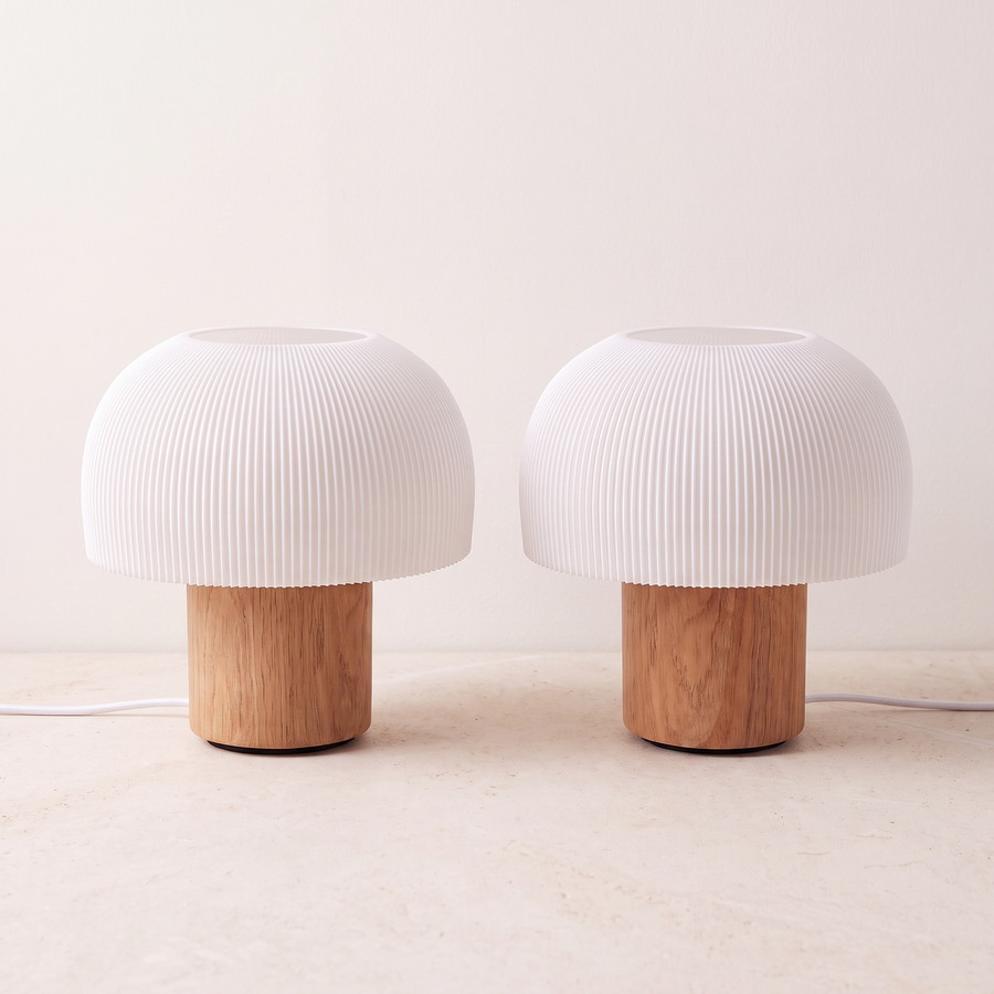 Kit Duo Bosque Grande: duas luminárias Bosque Grande lado a lado