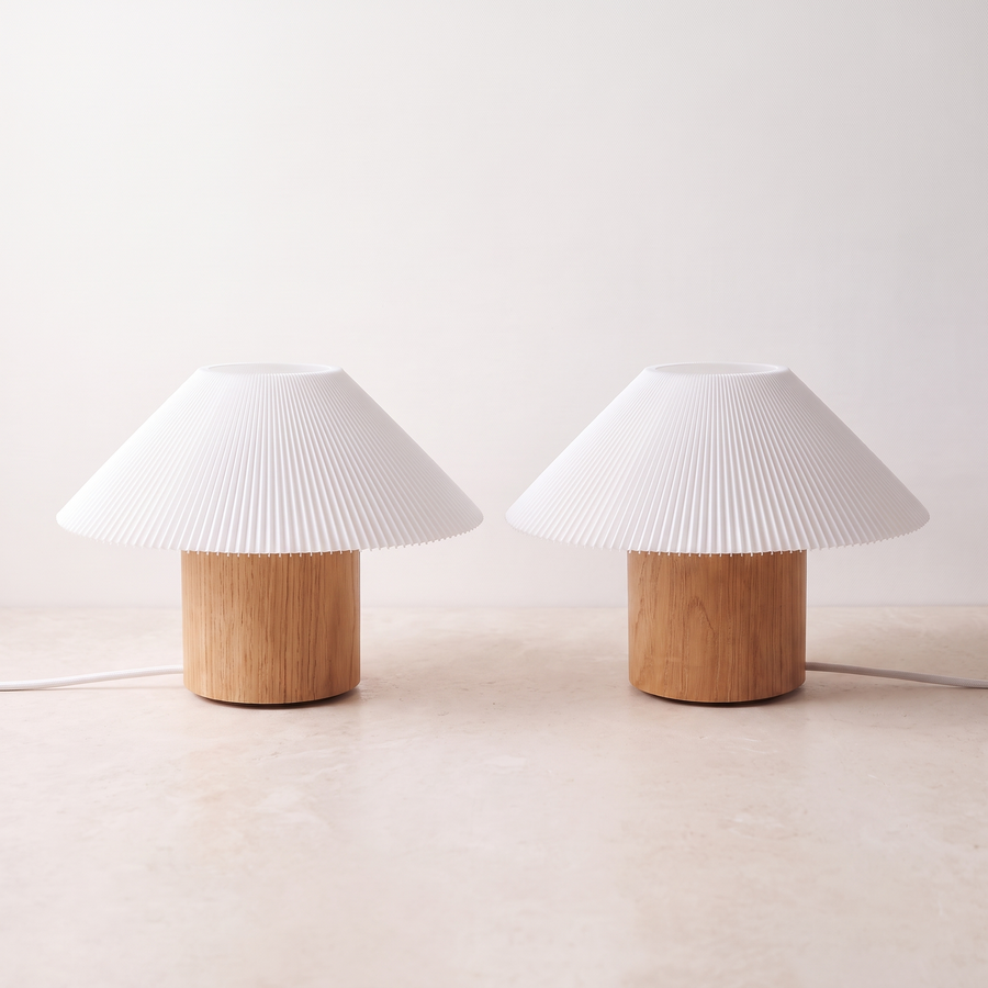Kit Duo Chapéu: duas luminárias Chapéu lado a lado